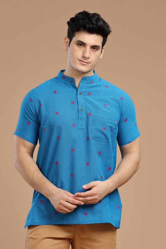 Exquisite Men's Cotton Short Kurta | half Sleeves,DOBBY COTTON SHORT KURTA,kurtas for men,mens kurtas,men kurtas,men short kurtas,short kurtas for men,mens short kurtas,buy kurtas online,buy online kurtas,mens half sleeves short kurtas, Trendy Designs, and Unmatched Comfort - Shop Now