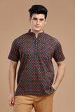 Discover the finest collection of men's cotton short kurtas with half sleeves, combining trendy designs and unmatched comfort. Explore a wide range of traditional and contemporary patterns that showcase the beauty of Indian craftsmanship. Elevate your style with these exquisite kurtas, perfect for any occasion.DOBBY COTTON SHORT KURTA,kurtas for men,mens kurtas,men kurtas,men short kurtas,short kurtas for men,mens short kurtas,buy kurtas online,buy online kurtas,mens half sleeves short kurtas,