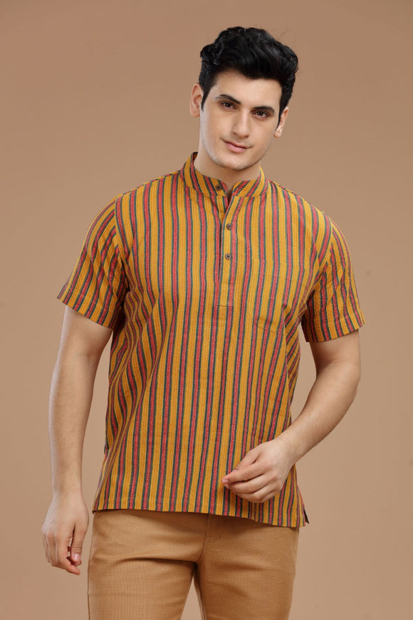 Discover the finest collection of men's cotton short kurtas with half sleeves, combining trendy designs and unmatched comfort. Explore a wide range of traditional and contemporary patterns that showcase the beauty of Indian craftsmanship. Elevate your style with these exquisite kurtas, perfect for any occasion.DOBBY COTTON SHORT KURTA,kurtas for men,mens kurtas,men kurtas,men short kurtas,short kurtas for men,mens short kurtas,buy kurtas online,buy online kurtas,mens half sleeves short kurtas,