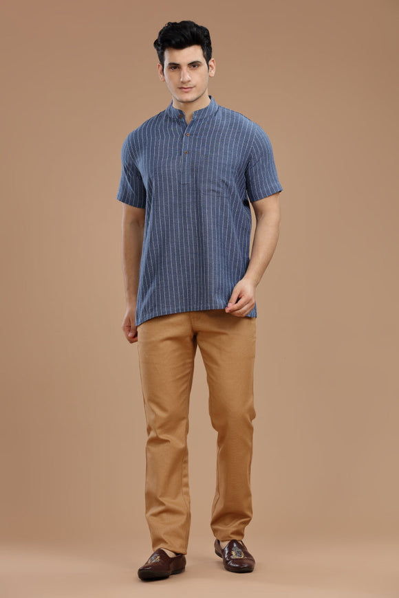 Exquisite Men's Cotton Short Kurta | half Sleeves,DOBBY COTTON SHORT KURTA,kurtas for men,mens kurtas,men kurtas,men short kurtas,short kurtas for men,mens short kurtas,buy kurtas online,buy online kurtas,mens half sleeves short kurtas, Trendy Designs, and Unmatched Comfort - Shop Now