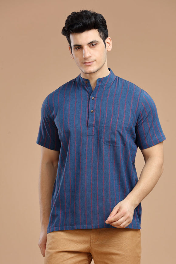 Exquisite Men's Cotton Short Kurta | half Sleeves,DOBBY COTTON SHORT KURTA,kurtas for men,mens kurtas,men kurtas,men short kurtas,short kurtas for men,mens short kurtas,buy kurtas online,buy online kurtas,mens half sleeves short kurtas, Trendy Designs, and Unmatched Comfort - Shop Now