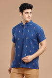 DOBBY COTTON SHORT KURTA HALF SLEEVES