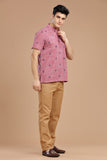 DOBBY COTTON SHORT KURTA HALF SLEEVES