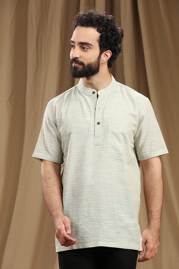 Discover the finest collection of men's cotton kantha short kurtas with half sleeves, combining trendy designs and unmatched comfort. Explore a wide range of traditional and contemporary patterns that showcase the beauty of Indian craftsmanship. Elevate your style with these exquisite kurtas, perfect for any occasion. kantha COTTON SHORT KURTA,kurtas for men,mens kurtas,men kurtas,men short kurtas,short kurtas for men,mens short kurtas,buy kurtas online,buy online kurtas,mens half sleeves short kurtas,