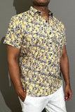 Hand Block Print Cotton Shirt with Half Sleeves - Traditional Artistry meets Contemporary Fashion